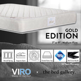 Viro 6" or 8" Gold Bonnell Spring Mattress